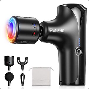 RENPHO Mini Thermacool Percussion Massage Gun w/ Heat & Cold $49.58 + Free Shipping