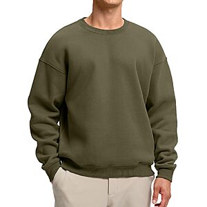 Amazon – Soothfeel Men's Sweatshirt Fleece Crewneck Athletic Sweatshirts Pullover - $17.99 w/ Code