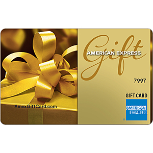 Amex Gift Cards ($25 to $3000) No Fee