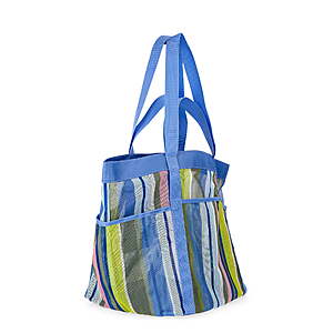 No Boundaries Women's Mesh Tote Bag, Multicolor Stripe $2.91+ more