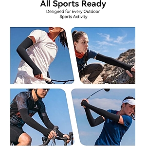 Sun Arm Sleeves Cooling UV Sun Protection - $4.99 after coupon