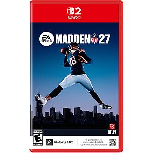 EA SPORTS Madden NFL 27 (Nintendo Switch 2, Game-Key Card) - $42.99 @ Walmart & Amazon