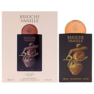 $20.42 | 3.4-Oz Lattafa Pride Brioche Vanille for Unisex Eau de Parfum Spray at Amazon