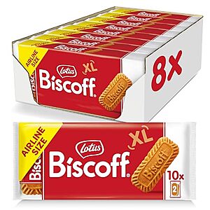 [SnS] $14.23* | 8-Pk 10-Ct Lotus Biscoff Caramelized Biscuit Airplane Cookies at Amazon