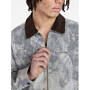 $11.39-$12.80 Walmart  No Boundaries Full Zip Work Jacket with Long Sleeves, Men's XS-5XL GRAY