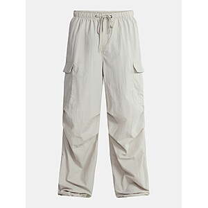 $8.53 Walmart (in XL and 2X ONLY) No Boundaries Nylon Parachute Cargo Pants, Men's & Big Men's