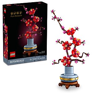 327-Pc LEGO Icons Plum Blossom Flower Décor Building Set $23.95 + Free Shipping w/ Prime or on $35+