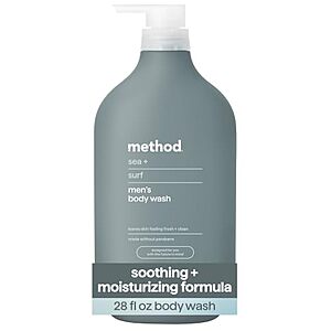 [SnS, AC] $9 | 28oz. Men's method Body Wash (Sea + Surf Scent) at Amazon