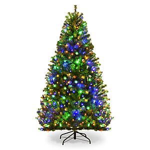 HAPPYGRILL 5FT Pre-lit Artificial Christmas Tree with 150 LED Lights $54.91