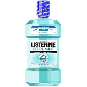 [SnS, AC] $3.50* | 33.8-Oz Listerine Zero Alcohol Mouthwash (Cool Mint) at Amazon