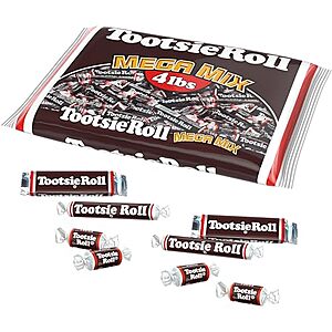 [SnS, AC] $15.59 | Tootsie Roll Mega Mix, 4lb Bag at Amazon
