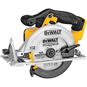 $90* | DEWALT 20V MAX Circular Saw Cordless, Battery Not Included (DCS391B) at Amazon