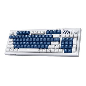94-Key WeGear Pastel Wireless Tri-Mode Gaming Keyboard w/ Media Knob (3 Colors) $16.99 + Free Shipping w/ Prime or on $35+