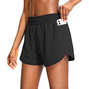 Soothfeel Women's High Rise 3" Athletic Running Shorts (Various) $9.99 + Free Shipping w/ Prime or on $35+