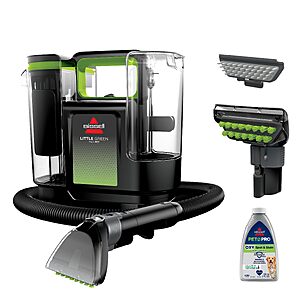 BISSELL Little Green Max Pet Portable Carpet Cleaner, 3860 $99.99