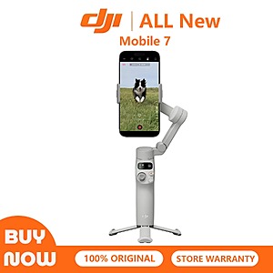 DJI Osmo Mobile 7 3-Axis Phone Gimbal with Built-in Tripod $43.8 + Free Shipping