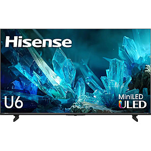 75" Hisense U6 MiniLED QLED UHD 4K HDR Glare Free Fire TV (2026, 75U6SF) $699.99 + Free Shipping