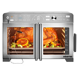 Gourmia XL 13-In-1 French Door Countertop Oven with Air Fry and Temperature Probe $119.99