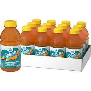 12-Pack 16-Oz V8 Splash Mango Peach Flavored Juice Beverage $9.90 + Free Shipping w/ Prime or on $35+