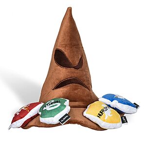 10" Harry Potter Sorting Hat Plush Crinkle Dog Toy $12.27 + Free Shipping w/ Prime or on $35+