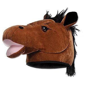 Beistle Plush Horse Head Costume Hat $14.90 + Free Shipping w/ Prime or on $35+
