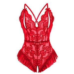Avidlove Women's One Piece Lace Bodysuit (Various) $6 + Free Shipping w/ Prime or on $35+