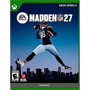 EA Sports Madden NFL 27 - Standard Edition, various consoles and retailers $42.99