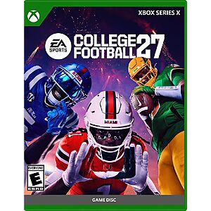 EA SPORTS College Football 27 - Standard Edition, various consoles and retailers $48.83