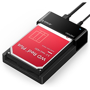 Orico External USB 3.0 to SATA Hard Drive Docking Station (for 2.5"/3.5" Drives, up to 24TB) $17.46 + Free Shipping w/ Prime