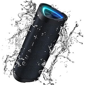 Vanzon Bluetooth Speakers, IPX7 Waterproof Portable Wireless Speaker $25.99