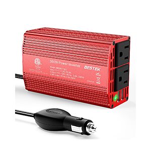 BESTEK 300W Car Power Inverter w/ 2 AC Outlets & 2 USB Ports $19.43 + Free Shipping w/ Prime or on $35+