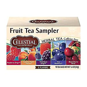 18-Count Celestial Seasonings Fruit Tea Sampler $2.99 + Free Shipping w/ Prime or $6 Fee per Order
