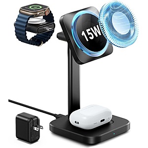 Prime Members: ESR CryoBoost 3-in-1 MagSafe 15W Wireless Charging Stand w/ Cooling Fan $19.99 + Free Shipping w/ Prime