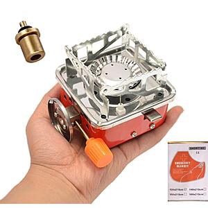 Single Burner Butane Camping Stove w/ Piezo Ignition & Carry Case $9.99 + Free Shipping w/ Prime or on $35+