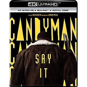 Candyman (2021) - 4K Ultra HD + Blu-ray + Digital [4K UHD] $14.99 Amazon.com