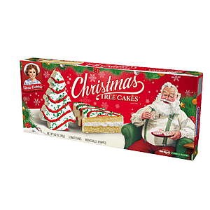 $2.97 FS Walmart+/pick up Little Debbie Vanilla Christmas Tree Cakes, 8.52 oz, 5 Count