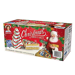 $10.48 Sams Club Little Debbie Christmas Tree Cakes 20-Count