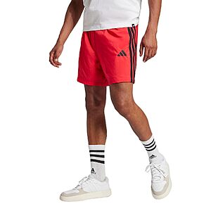 adidas Originals Men's Essentials 3-Stripes Chelsea 7" Shorts (Medium Tall, Pure Ruby/Black) $10.21 + Free Shipping w/ Prime or on $35+