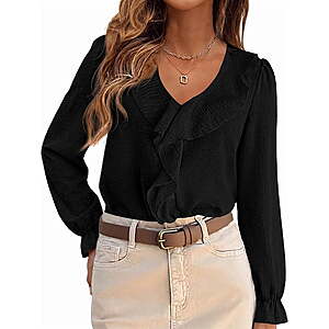 PRETTYGARDEN Women Early Fall Fashion Dressy Casual Blouses $16.97