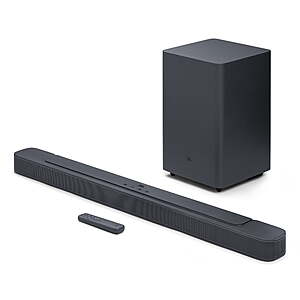 JBL Bar 2.1 Deep Bass MK2 Bluetooth Soundbar with 6.5" Wireless Subwoofer $229.95