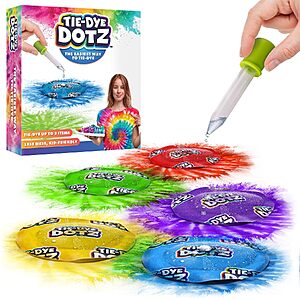 15-Piece Blue Marble Tie-Dye Dotz Tie-Dye Craft Kit $5.27 + Free Shipping w/ Prime or on $35+