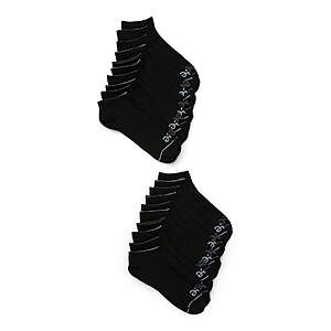 Lee Iconic Originals Men’s No Show Socks, Breathable Heel Socks, 6-12, 20-Pack (2 options) - $8.98
