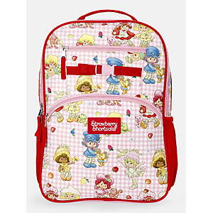 Strawberry Shortcake Girls 17" Gingham Friends Backpack, Pink - $5.35