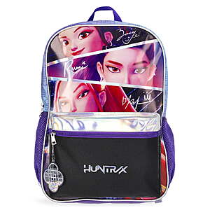KPop Demon Hunters Girl's' 17" For The Fans Backpack, Purple - $7.13