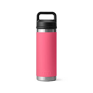 YETI Rambler 18 oz Bottle, Leakproof, Vacuum Insulated, Stainless Steel with Chug Cap, Tropical Pink $25.6