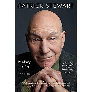 $2.99 | Making It So: A Memoir by Patrick Stewart (Kindle ebook)