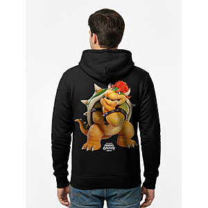 Super Mario Galaxy, Men's & Big Men's Graphic Hoodie, Bowser, Sizes S-3XL - $8.10