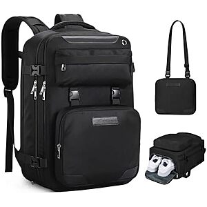 $19.60* | 17.3" Maelstrom Carry On Travel Backpack w/ Shoe Compartment (Black) at Amazon