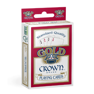 Gold Crown Quality Paper Standard Poker Playing Cards by Great Time Games (Walmart Exclusive) - $1.18
