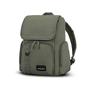 High Sierra Lineage Flap Backpack (Olive) $28.99 + Free Shipping w/ Prime or $6 Fee per Order